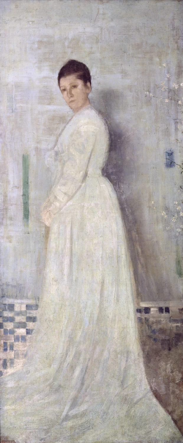 Ames McNeill Whistler - Armonia in bianco e blu, Galleria d'arte di Leeds